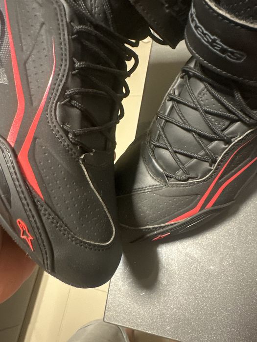 Ghete alpinestars Faster 3 black /grey/red 43