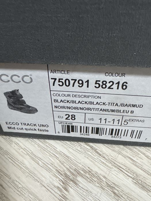 Ботинки ecco размер 28