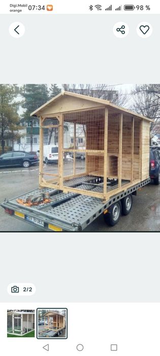 Cușcă câini izolata 2x3 m