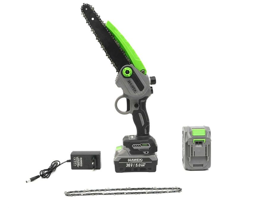 Резачка акумулаторна 20см с омасляване на веригата 36v с 2вериги HAWEК