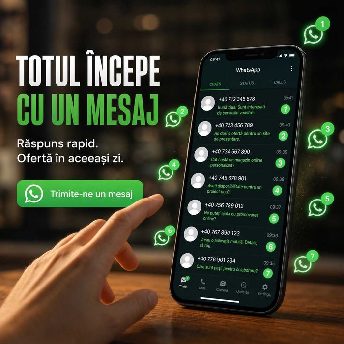 Reclame pe Google, Facebook, Tiktok, Insta și Realizare siteuri web
