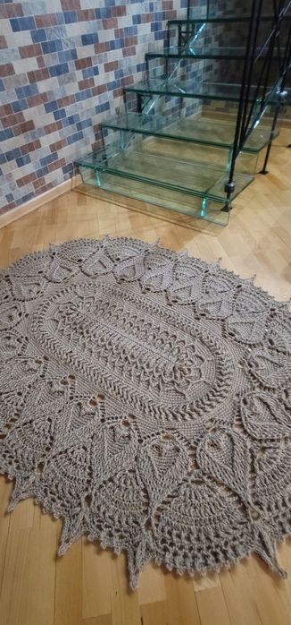 Джутовый ковер 150х120