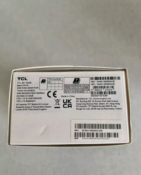 Telefon Mobil android 12 Tcl 501