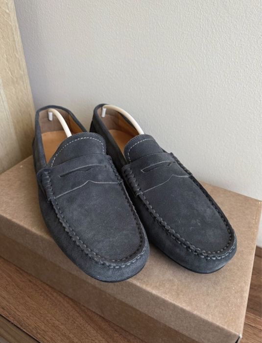 Mocasini Denis din piele intoarsa, barbati, marimea 41