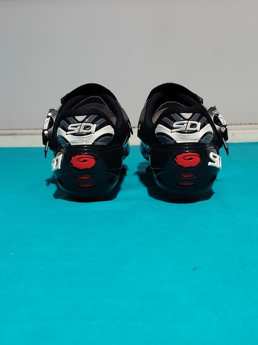 SIDI Spider SRS Carbon adidași ciclism, plăcuțe pentru șosea, mărimea 42, interior 26 cm.