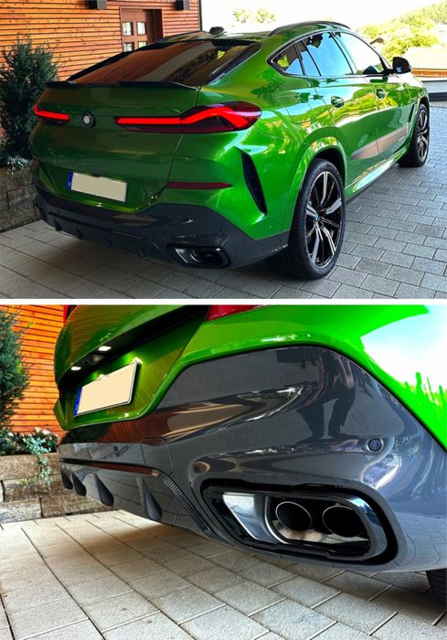 Pachet Prelungiri BMW G06 X6 Facelift Lci Bara fata Praguri Difuzor