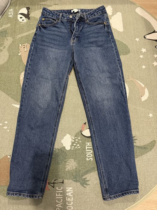 Blugi mom fit h&m