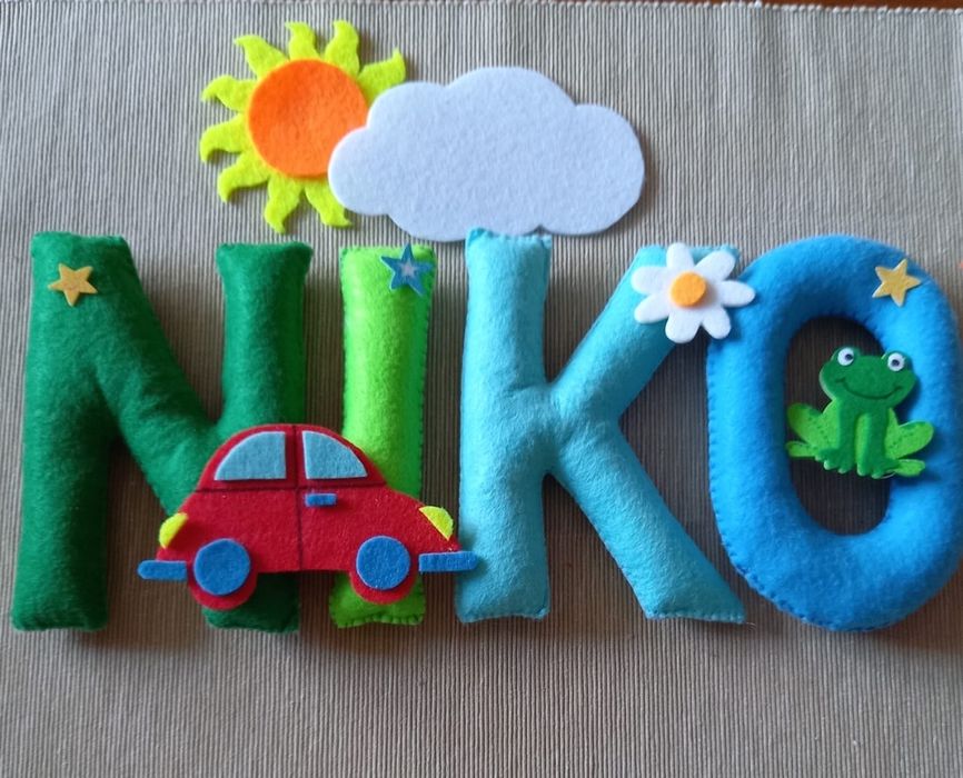 Nume decor din fetru