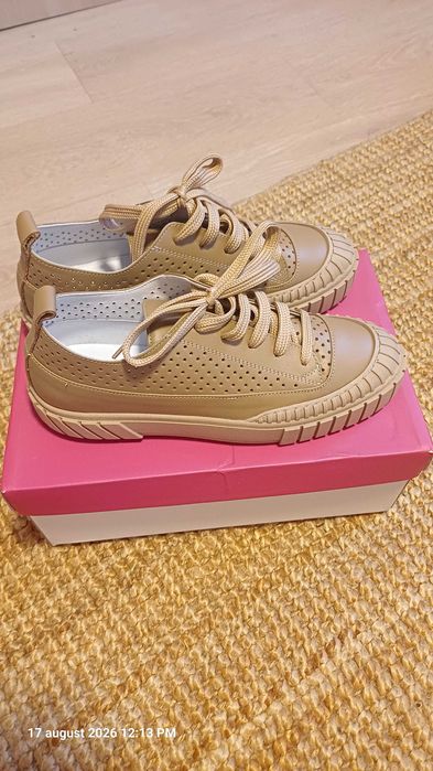 Pantofi piele beji marimea 38