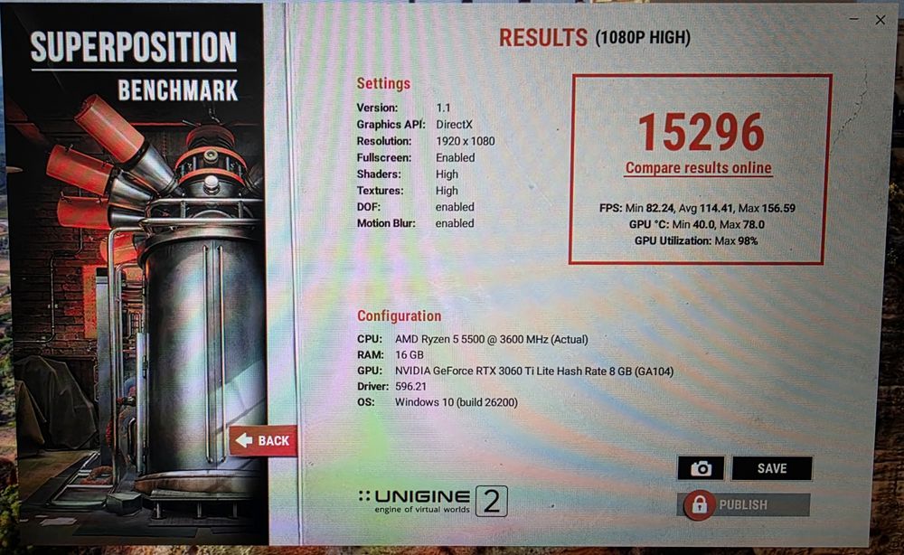 Геймърски компютър Ryzen 5 5500, RTX 3060TI, 16 RAM