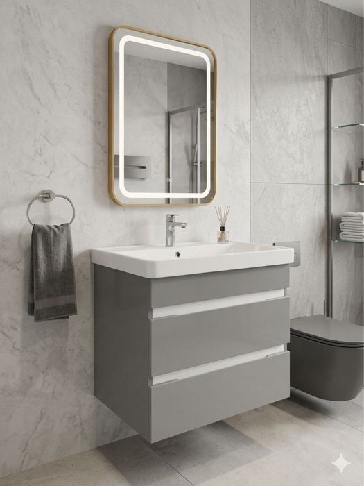 Раковина  висячей тумбой  (rakvina) osma pvs