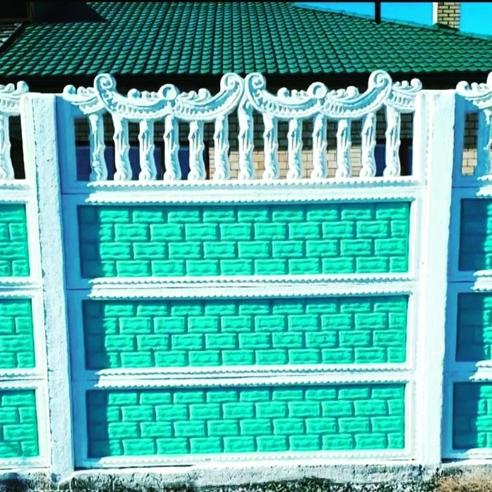 Еврозабор с установкой. Ограждение. Қоршаулар