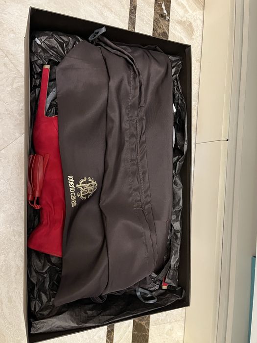 Сапоги замшевые Roberto Cavalli