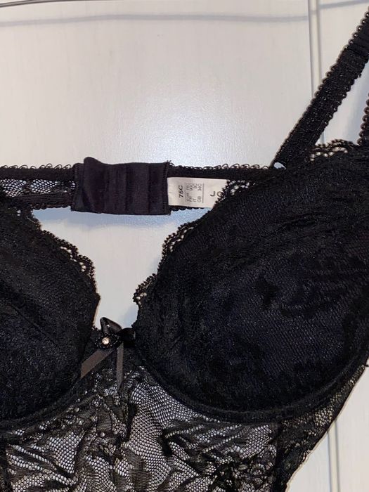 Body dantela neagra Jolidon