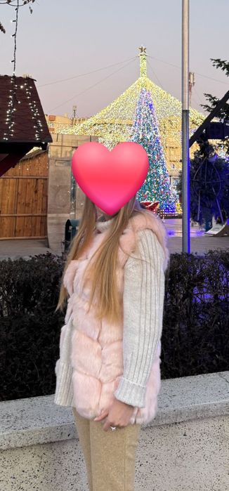 Vestă blană artificială