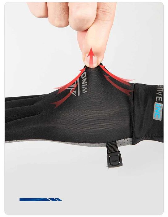 Перчатки летние, солнцезащитные для бега, походов, рыбалки