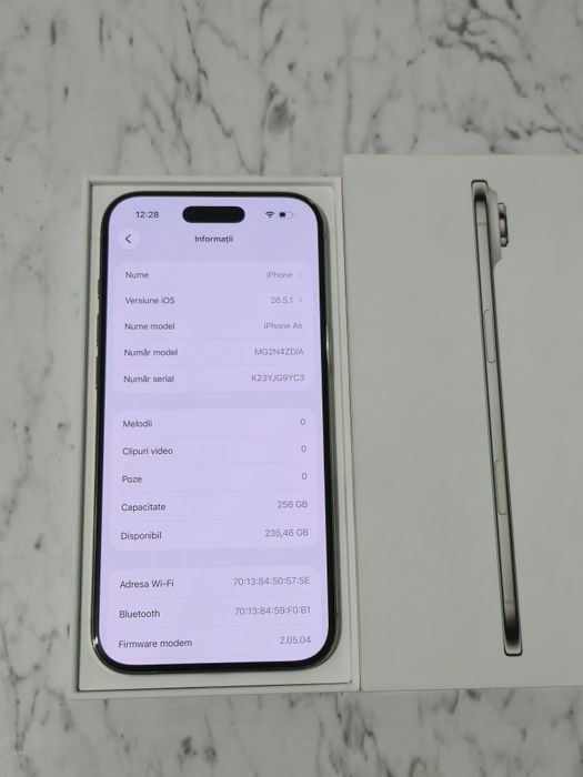 Vand/Schimb iPhone Air 256gb Light Gold