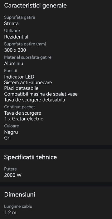 Gratar electric Tefal OptiGrill+ GC712D34