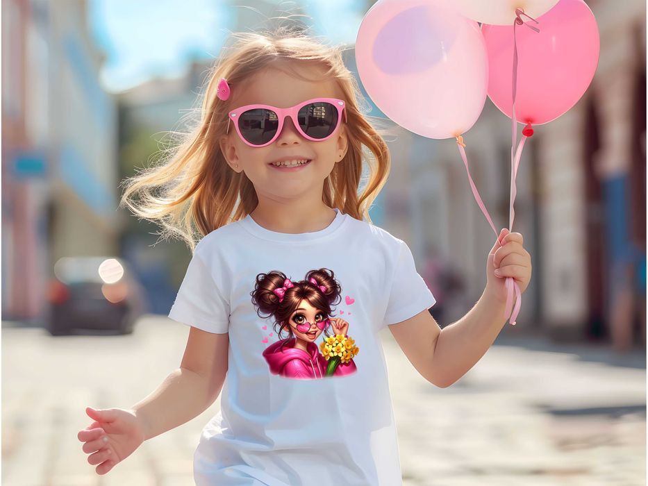 Дамска тениска с цветя, Пролетни модели, Цветя