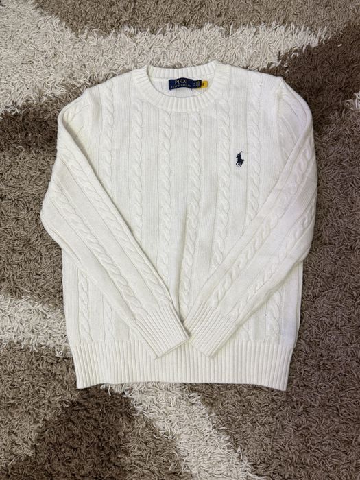 Pulover Ralph Lauren Alb Marimea S