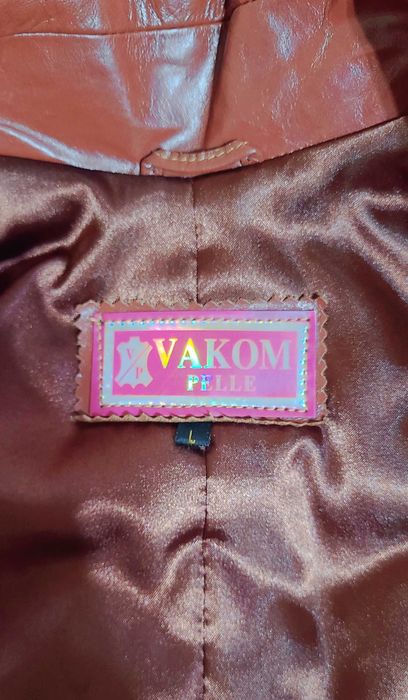 Натуральный кожаный плащ