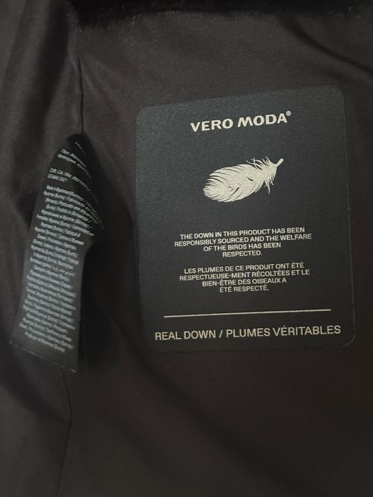 Geacă puf si pene – Verde închis, S/36