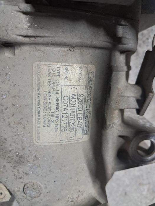 Compresor ac Nissan navara d40 2.5 dci