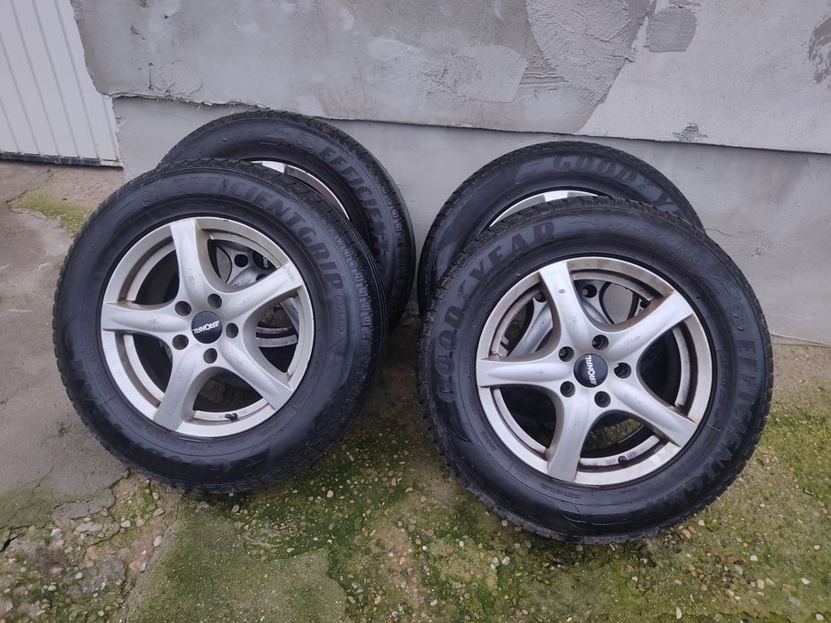 Set Jante R16 cu Cauciuri Good Year M+S all season