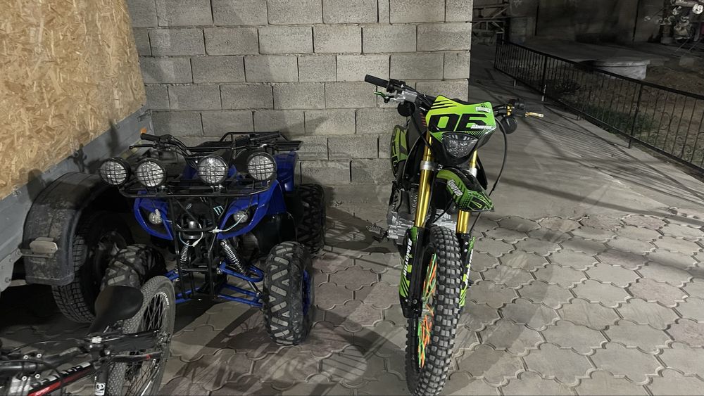 Квадрик 125 куб тянет взрослого без проблем.