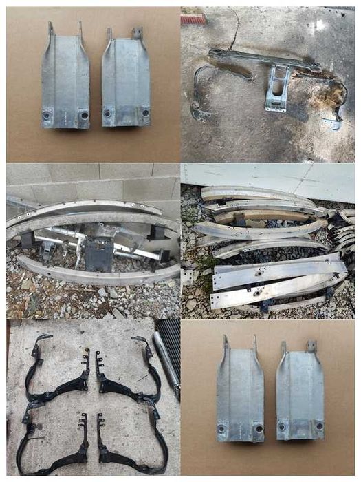 Греди буфери маски и предни и задни мостове - магарета от Мерцедес