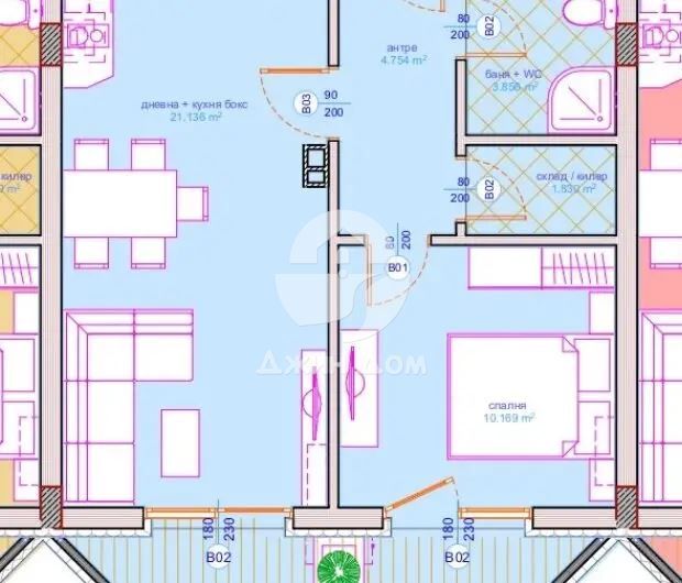 Продава се Двустаен апартамент в Бургас, Сарафово - 68 кв.м за 1375 €/кв.м - Снимка #8