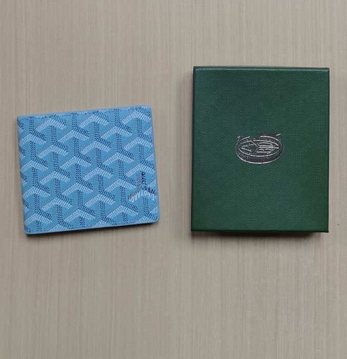 Portofel Goyard original – culoare turcoaz – stare excelentă