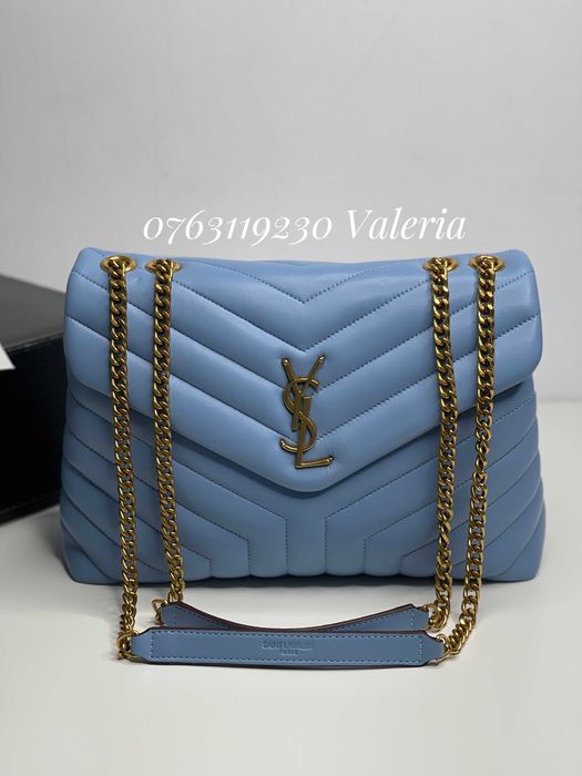 Geanta Y4es S8int L9ent - Loulou Large Blue