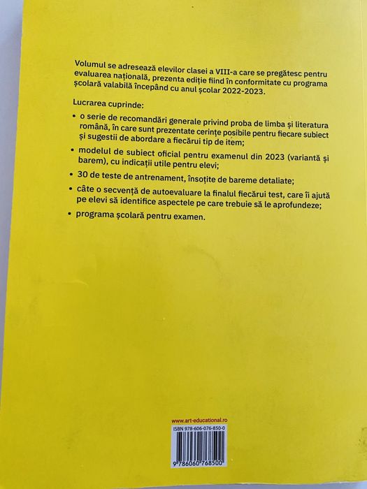 Florentina Samihaian- teste evaluare nationala 2025- lb. romana