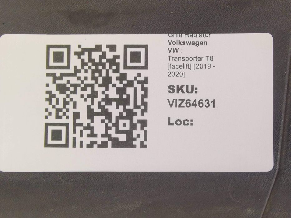 Радиаторна решетка Фолксваген / Volkswagen VW Transporter T6 [фейслифт