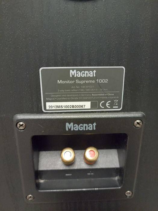Boxe de podea Magnat Monitor Supreme 1002 - Stare foarte bună