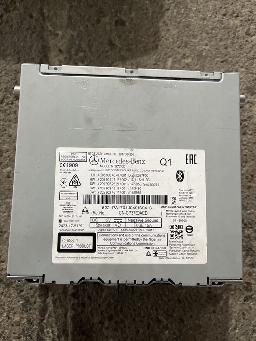 Unitate radio navigatie Mercedes C W205