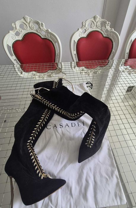 Cizme Casadei „Michelle” originale – over-the-knee – mărimea 37