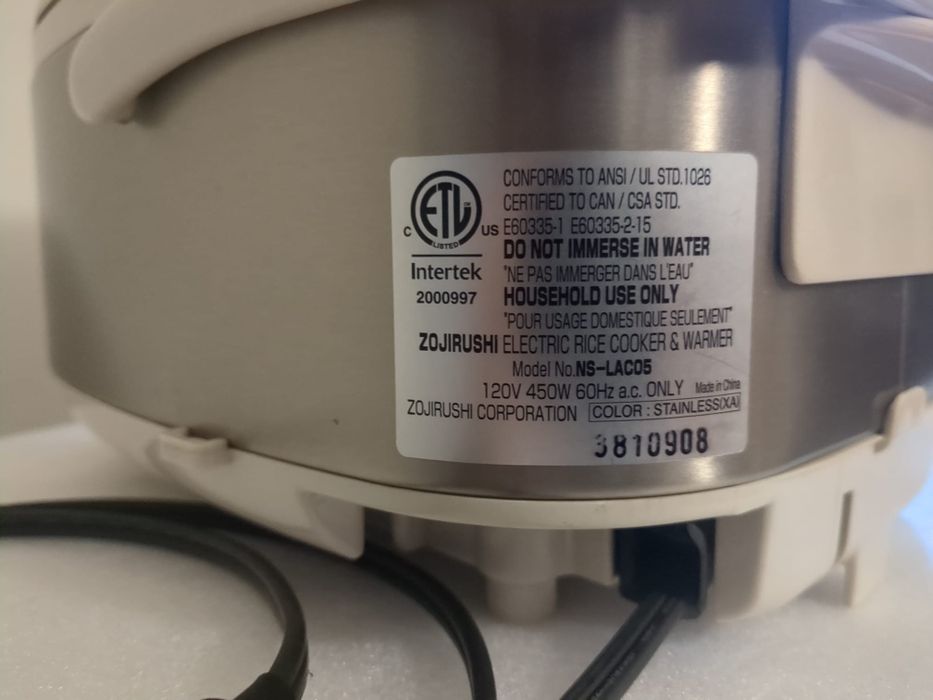 Рисоварка Zojirushi NS-LAC05