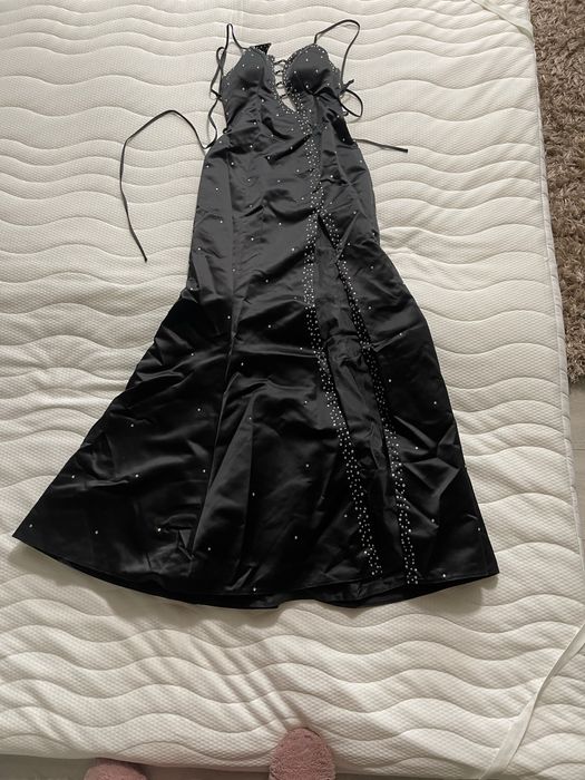 Бална рокля с камъни сваровски