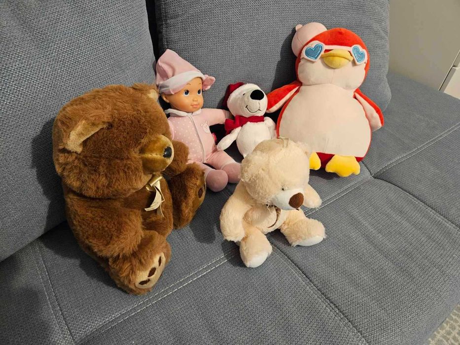 Лот детски плюшени играчки + Fisher Price говорещо кученце