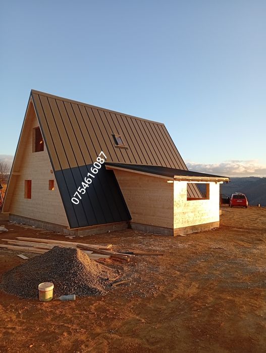 Case, cabane din lemn