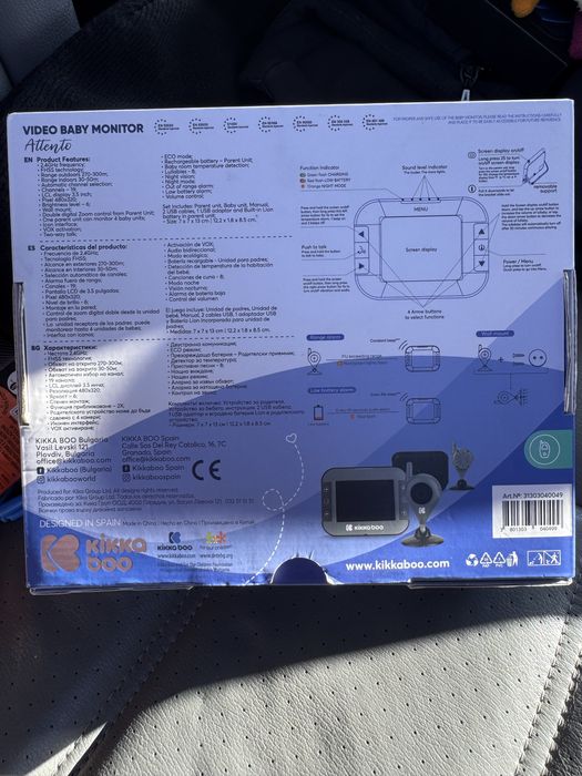 Видеобебефон кикка боо,kikka boo чисто нов