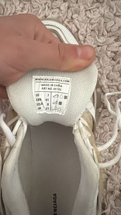 Balenciaga Track clear sole 41