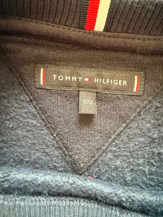 Bluza Tommy Hilfiger, bleumarin, pentru baieti, marime 122-7 ani