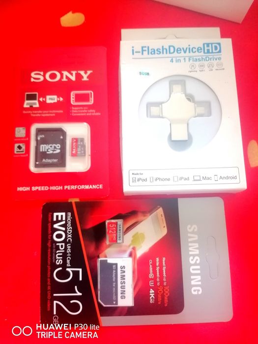 I-flash device HD pe USB 512 gb . Merge si pe iPhone.  NOU SIGILAT