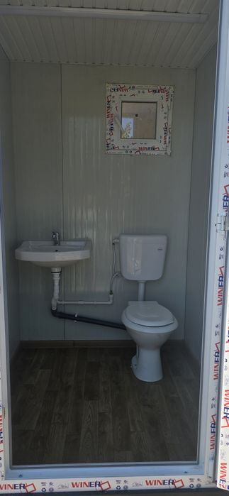 Containere modulare de locuit, birou sau depozitare, cabina paza, WC