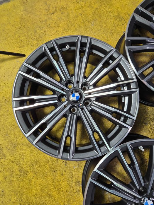 4 Jante Aliaj 5x112 17'' OEM BMW Seria 3 G20 G21 M-Pack - Seria 1 Seria 2 Seria 4 G BMW X1 X2 IX1 IX2 + Senzori OEM BMW