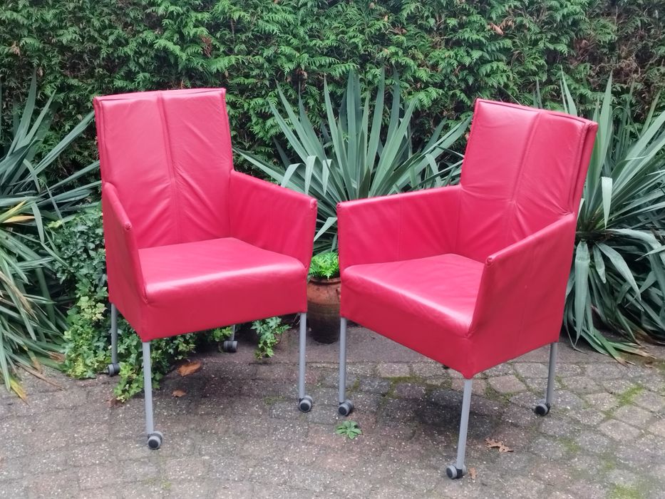 Луксозни дизайнерски кресла Bert Plantagie, естествена телешка кожа