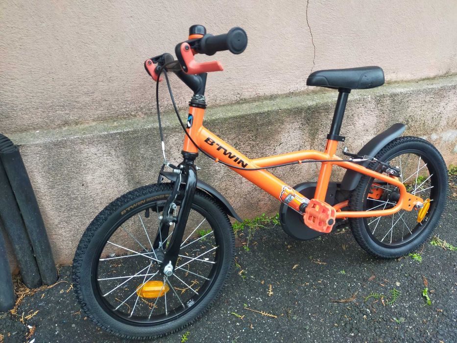 Vand bicicleta copii 16 inch, BTwin robot 500, 105-120 cm
